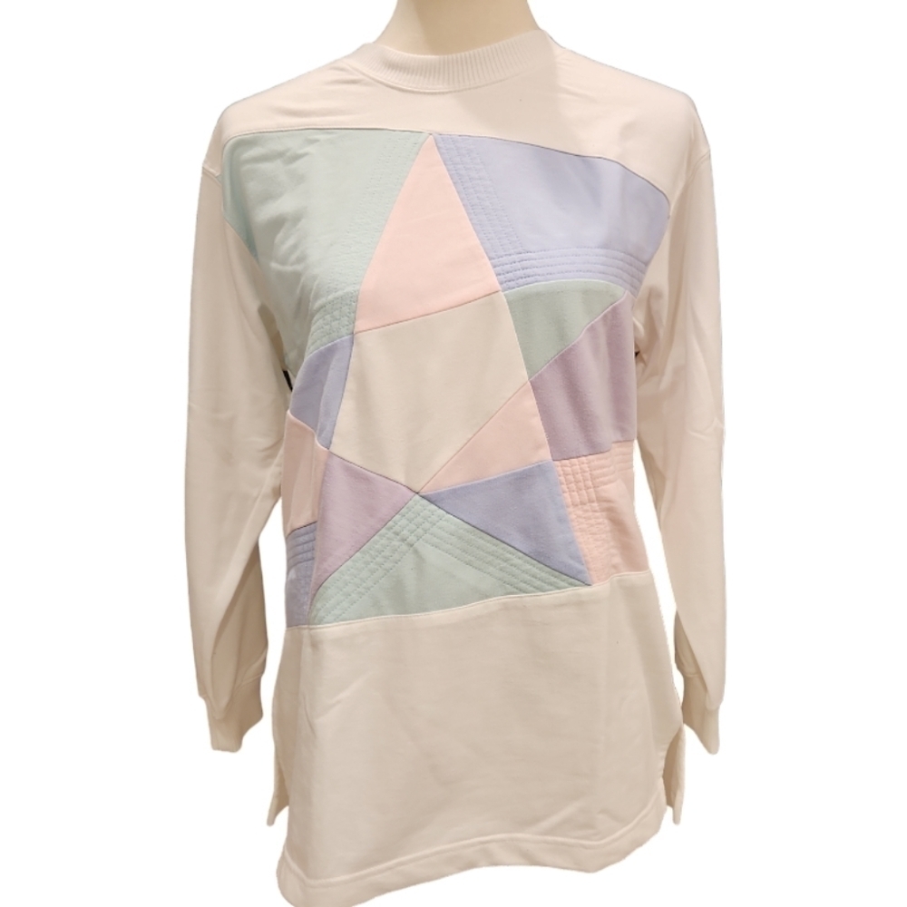 80s Blas Art Graphic Quilted Oversized